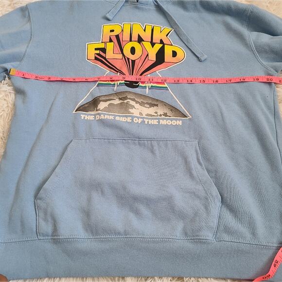 Pink Floyd Freeze New York Dark Side Of The Moon Blue Hoodie Size Large - Picture 9 of 12